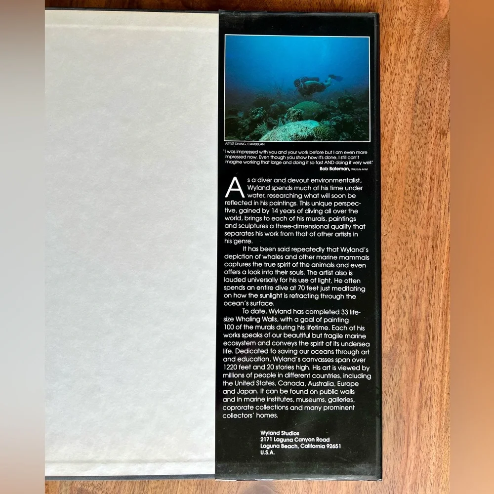 The Art of Wyland Coffee Table Book & Whale Coffee Mug - Picture 4 of 9